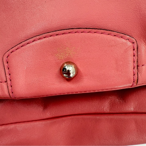 COACH Kristin Pink Leather Shoulder Crossbody Hobo Bag Purse F22308 - Picture 8 of 17